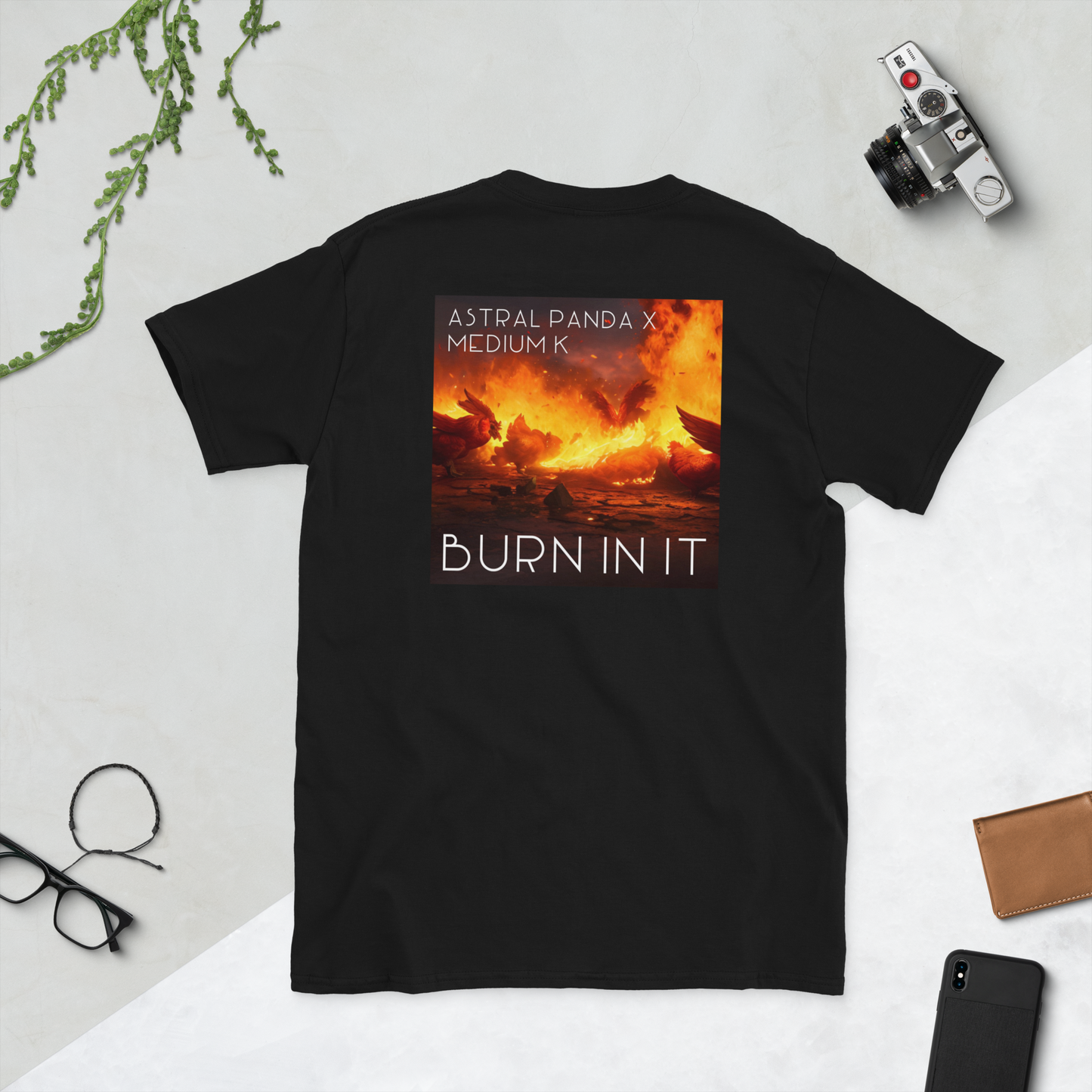 Astral Panda X Medium K Burn In It Tee